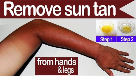 how to remove tan permanently.